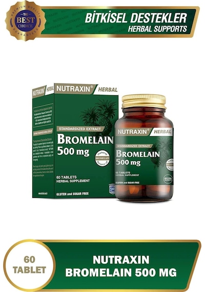 Herbal Bromelain 500 Mg Ananas 60 Tablet