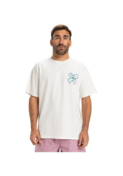 Quiksilver Hw Outside Inside Ss Erkek Günlük Tişört Eqyzt08032-wbk0 Beyaz Beyaz