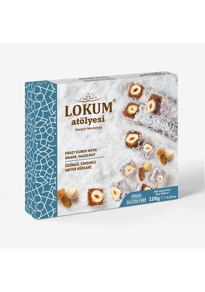 Üzümlü, Fındıklı Meyve Küpleri 120g