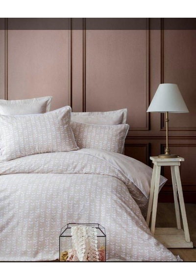 Apricitas Home Çift Kişilik Krep Nevresim Takımı Nancy Bej Ap53t20211292