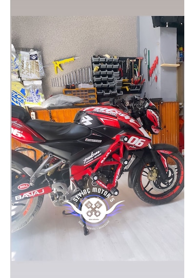 Bajaj Ns200 Koruma Demiri Kırmızı