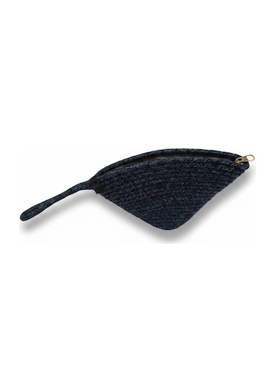 Efw Rome Handmade Hasır Clutch Çanta Lacivert