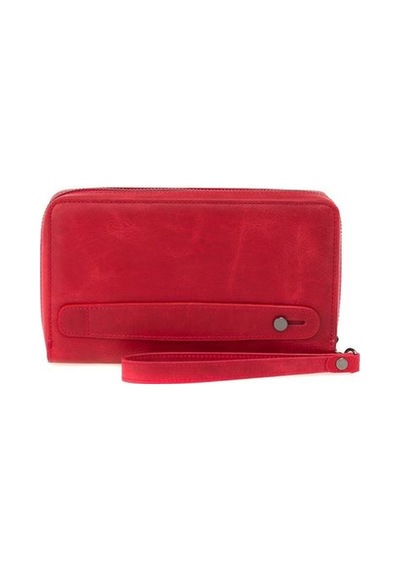Bilik Deri Kırmızı Unisex Portföy & Clutch Çanta Ar P-717-cr Acı Kahverengi