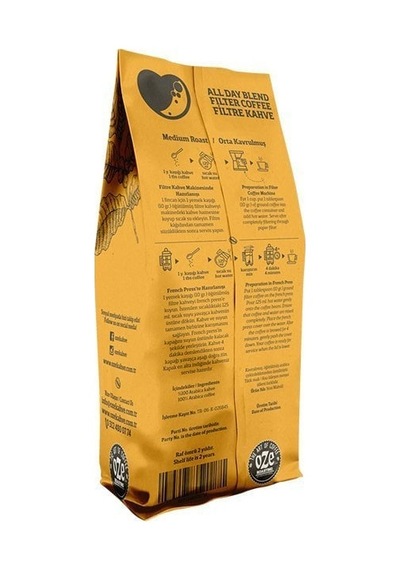 Oze All Day Blend Filtre Kahve 2'li 250G French Press