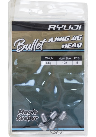 Ryuji Bullet Ajing 10 Jig Head 1,5gr 1.5Gr