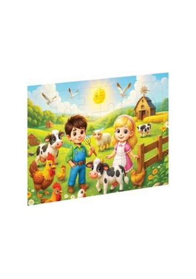 Ca Games Puzzle Çiftlik Ahşap