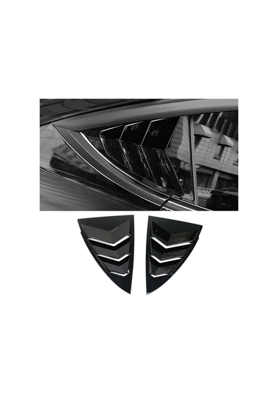 Tesla Model Y Kelebek Cam Vizörü Piano Black