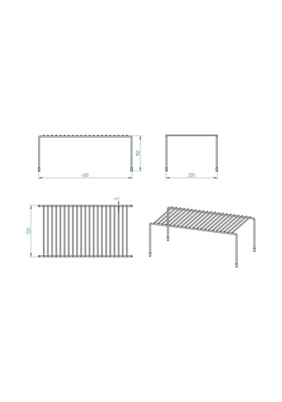 Tel Organizer Dolap Depolama Rafı 22x40cm Beyaz 4 Çok Renkli