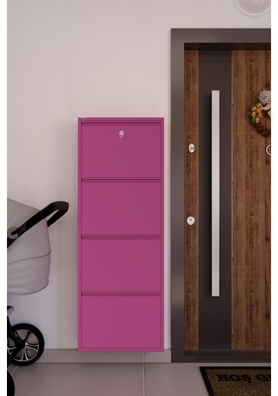 Ceha Kilitli 4'lü Metal Ayakkabılık Pembe - K.AYK-4 /AB4010/KL Pembe Ceha Kilitli 4'lü Metal Ayakkabılık Pembe - K.AYK-4 /AB4010/KL Pembe