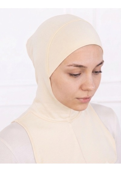 Alivascarf Ninja Bone Boyunluklu Likralı Sporcu Bonesi Kadın Pratik Tesettür Hijab Başörtü Krem Alivascarf Ninja Bone Boyunluklu Likralı Sporcu Bonesi Kadın Pratik Tesettür Hijab Başörtü Krem