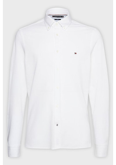 Tommy Hilfiger Erkek Gömlek MW0MW30675 YCF BEYAZ Beyaz