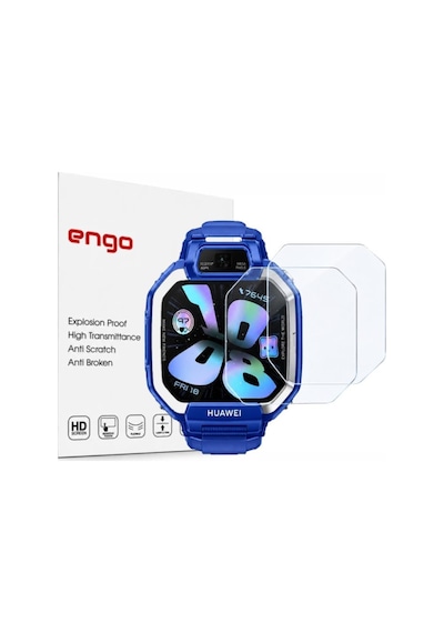 Huawei Watch Kids X1 İle Uyumlu Ekran Koruyucu Nano Parlak Çizilmeye Dayanıklı 2 Adet