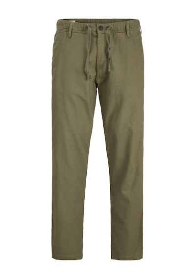 Jack & Jones Erkek Keten Karisimli Rahat Kesim Pantolon - Kane - 12274977 Deep Lichen Green