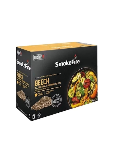 Weber Beech All Natural Hardwood Pellets %100 Kayın Ağacı, 8 Kg Torba, Fsc Sertifikalı Model: 18292 -234