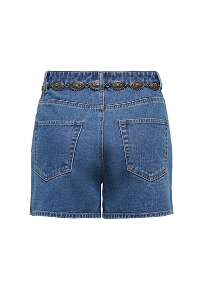 Only Onlvega Regular Fit Normal Bel Kot Short Bayan Short 15375433 Mavi