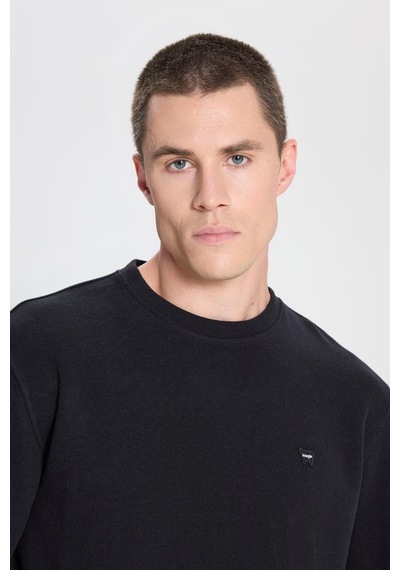 Wrangler Selanik Bisiklet Yaka Sweatshirt Black Çok Renkli