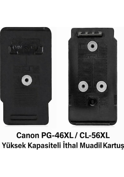 Canon E474-pg-46xl/cl-56xl Siyah-renkli Yüksek Kapasite Tıpalı Uyumlu Dolabilen Kartuş Seti