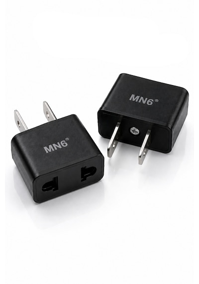 M007 Amerikan Priz Dönüştürücü/2 Adet-türk Fişi Amerikan Sistemine Çeviren Adaptor Fiş