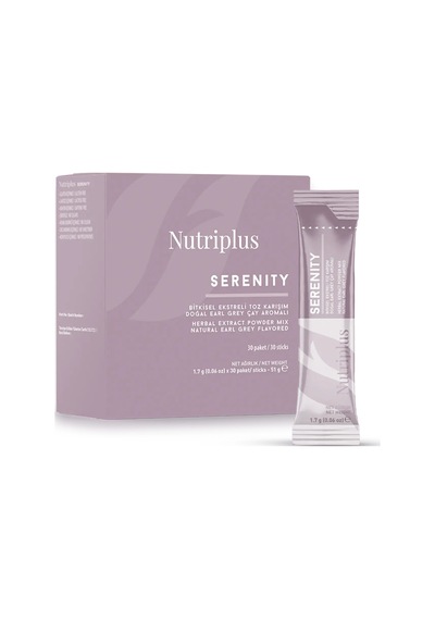 Nutriplus Serenity Earl Grey Doğal Çay 30 Adet