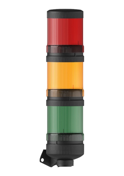 Mesan Ø70 3 Kat Işıklı Kolon Yanıp Sönen Ampul Buzzer Duvar Montaj 220Vac Ms 485.1.3.2.220Vac