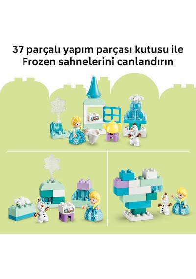 LEGO® DUPLO® | Disney Elsa ve Olaf ile Karlar Ülkesi Yaratıcı Kutusu 10462 – 2+ için Karakterler İçeren Oyuncak Yapım Seti (37P)