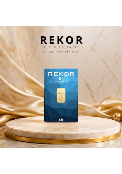 1 Adet 5 Gr 24 Ayar Altın 995 Rekor