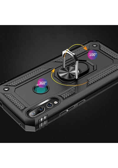 Huawei Y9 Prime 2019 Kilif Yüzüklü Zirh Tank Vega 405443071