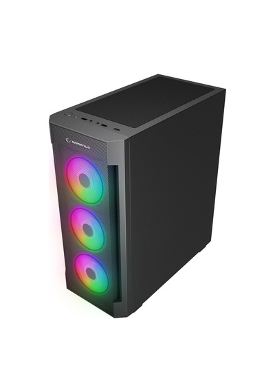 Rampage Vıgılant Mesh 650W 80+ Bronze Rgb Fan Atx Siyah Mıd Tower Oyuncu Kasası