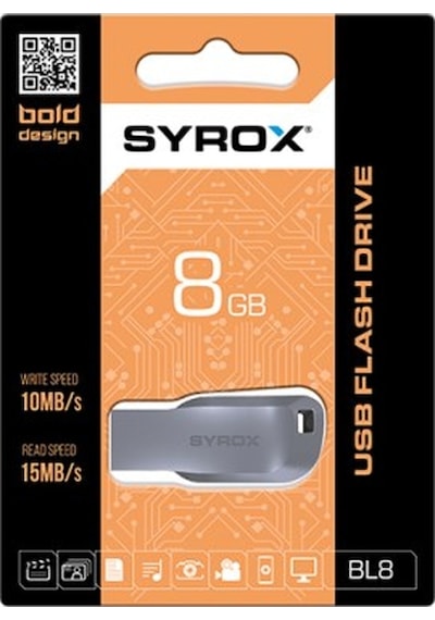 Syrox 8 Gb Usb Flash Bellek Bold Bl8