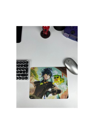 Kinich Genshin Impact Anime Gacha V2 - 22x18 Gaming Mouse Pad Fare Altlığı