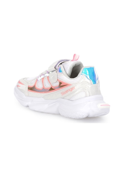 Slazenger Kafka P Kız Çocuk Cırt Cırtlı Beyaz / Pembe Günlük Spor Ayakkabısı Beyaz - Pembe