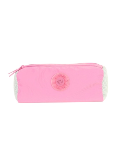 Kaukko İki Bölmeli Kız Çocuk Okul Kalem Çantası - Pembe - K2739 Pembe - Yeşil