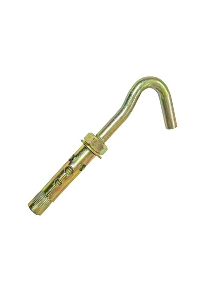 Açık Kancalı Çelik Dübel Halkalı Beton Dübeli M6x90 8mm - 10 Adet, 01758101101101