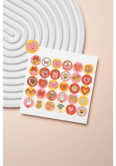 Smile Thank You Paketleme Teşekkür Stickers Çıkartma Pytkstk078