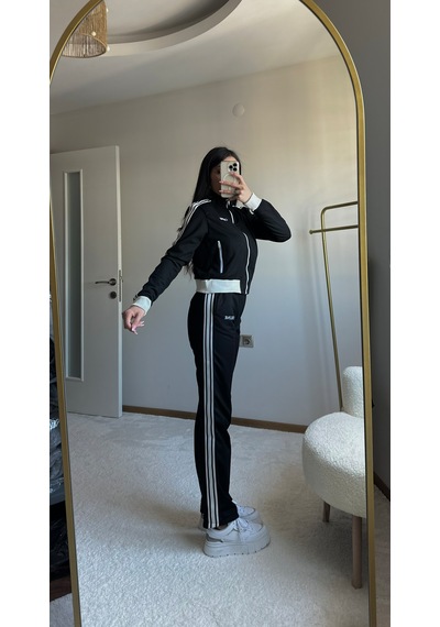 Moystore Cellinnee Siyah Eşofman Takım Siyah