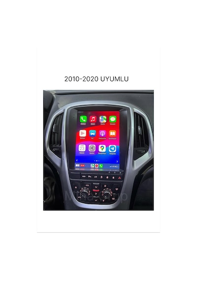 Snp Serisi Opel Astra J Eco Mod Uyumlu Tesla Dikey Ekran Multimedya 6-128 Gb Hafıza Carplay Android Auto Geri Görüş Kameralı 9.7''