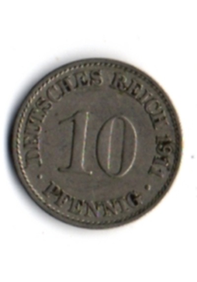 Alman İmparatorluğu 10 Pfennig 1911 Mp1677