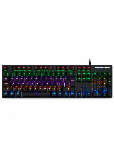 Türkçe Q Mekanik Gaming Klavye Kl-138 Rgb Aydınlatmalı Numpadli Kablolu Oyuncu Klavyesi