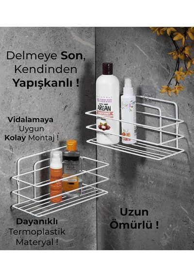 Sas Haus Ömür Boyu Paslanmaz Yapışkanlı Banyo Düzenleyici Şampuanlık Duş Rafı 2 Adet Beyaz Tş-01 Sku: Smg8690010216410 Açık Ahşap Sas Haus Ömür Boyu Paslanmaz Yapışkanlı Banyo Düzenleyici Şampuanlık Duş Rafı 2 Adet Beyaz Tş-01 Sku: Smg8690010216410 Açık Ahşap