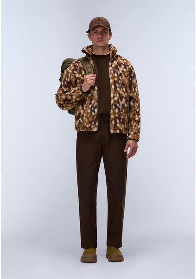 Napapijri T-fleece Fz Erkek Polar-33981 Kahverengi