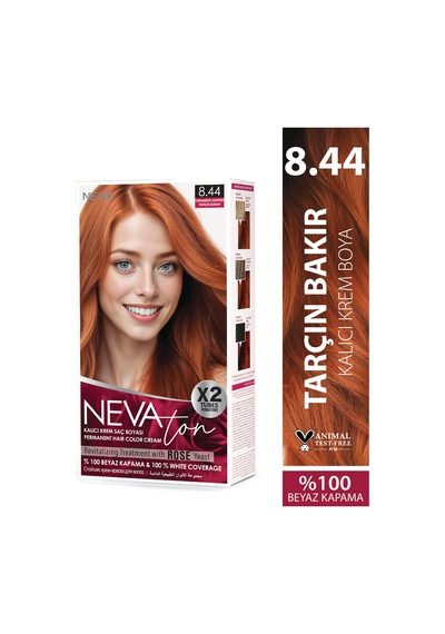 Nevaton 8.44 Tarçın Bakır Kalıcı Krem Saç Boyası