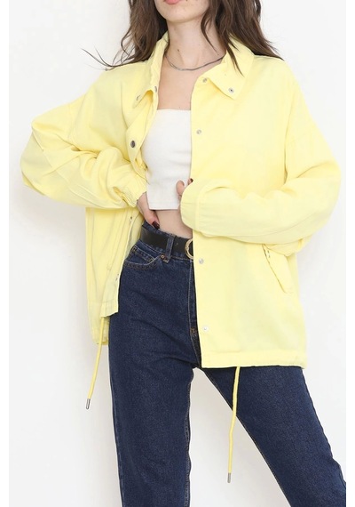 Oversize Ceket Sarı - 2295.1367.