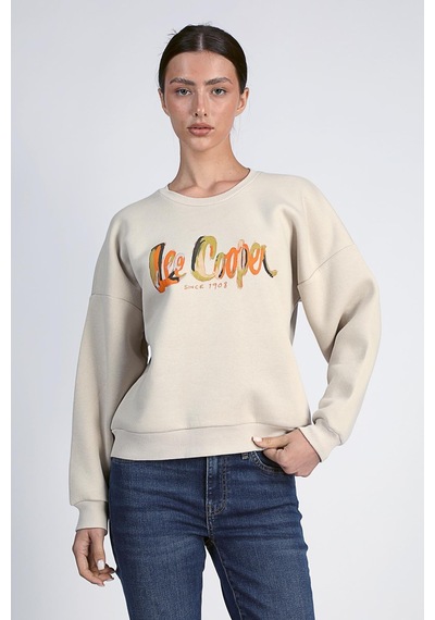 Lee Cooper Tila Kadın O Yaka Sweatshirt Taş-20060-taş Taş