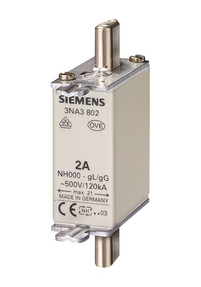 Sıemens 3Na3805 Sigorta Buşonu Nh Bıçaklı 16A Boy 000