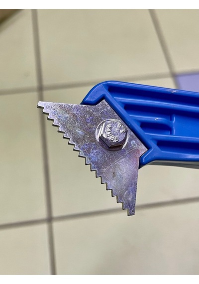 Derz Kazıyıcı Fayans Dolgu Silikon Sıyırıcı Aparat Mavi
