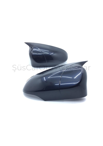 Toyota Corolla Uyumlu 2013-2018 Batman Yarasa Ayna Kapağı Piano Black Ab