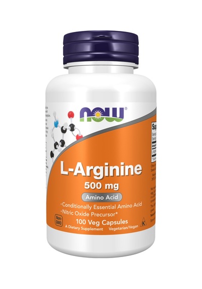 Now L Arginine Arjinin 500 Mg 100 Caps