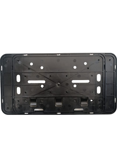 Çerçeveli Dikdörtgen Plakalık Plaka Altlığı Beyaz 32x17cm 1 Adet