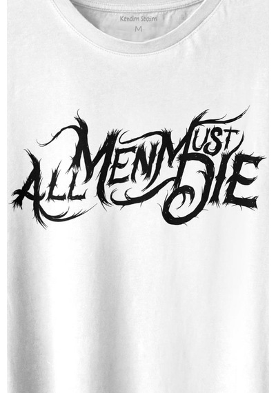 Game Of Throne All Men Must Die Baskılı Tişört Unisex T-shirt 001