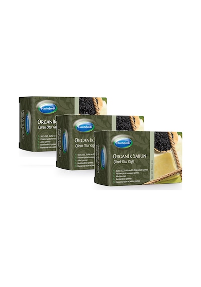 Mecitefendi Organik Çörekotu Yağlı Sabun 125 G 3'lü